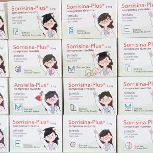 Bomboniera di laurea personalizzata in cartoncino porta confetti per Medicina psicologia infermieristica