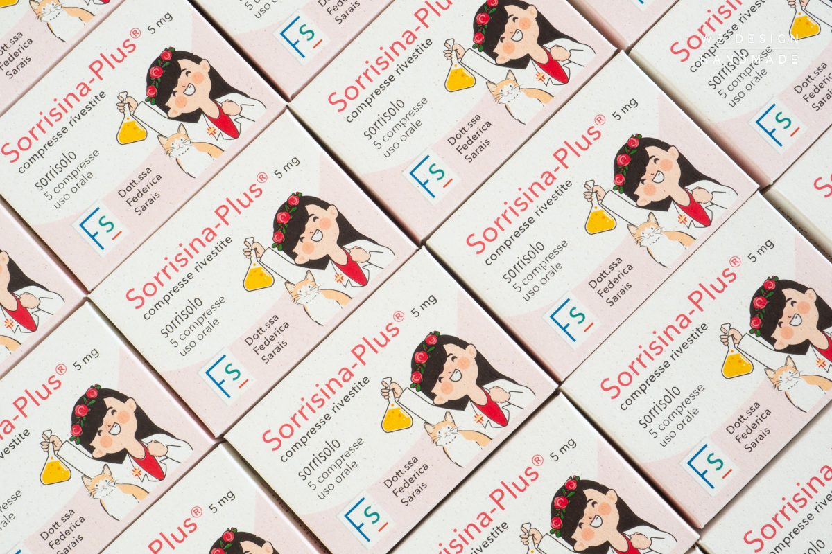 Bomboniera di laurea personalizzata in cartoncino porta confetti per Medicina psicologia infermieristica